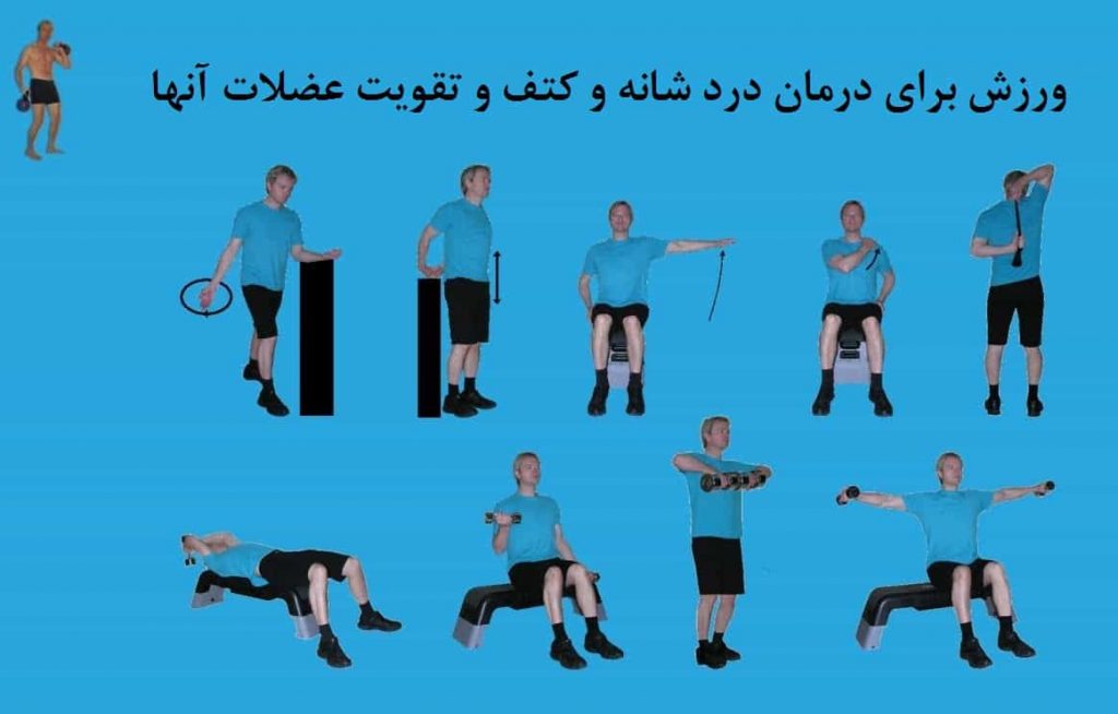 ورزش شانه و کتف برای بهبود درد و خشکی و تقویت عضلات آن