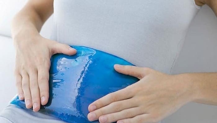 کمپرس یخ و گرم برای درد لگن